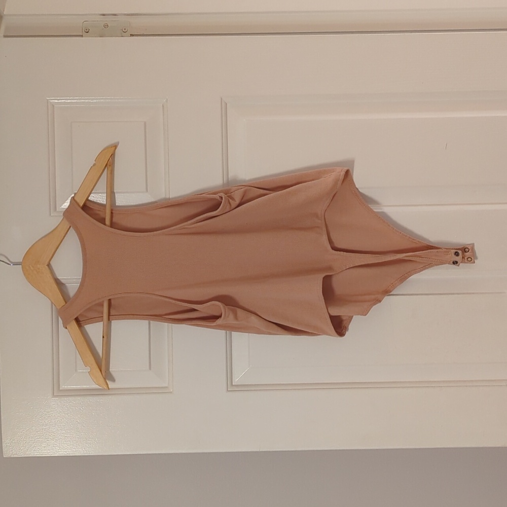 Nordstrom Open Edit Bodysuit Ribbed - Large - Picture 3 of 5